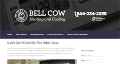 Desktop Screenshot of bellcowhvac.com